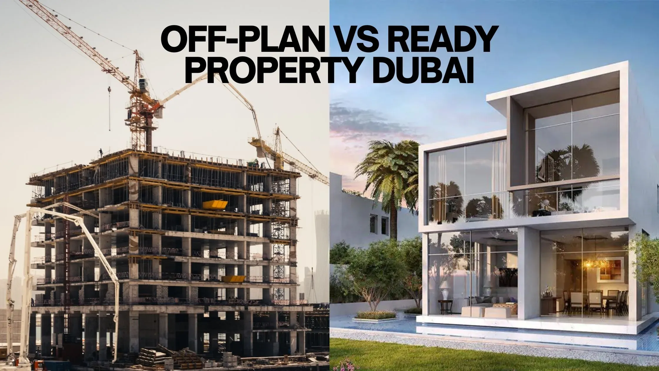 Off-Plan vs Ready Property Dubai: 2026 Investor's Guide